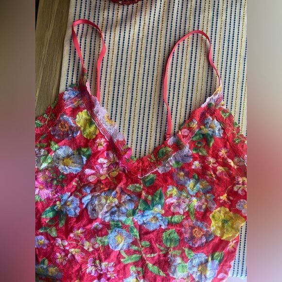 Hanky Panky one piece body suit womens size L Multicolored Floral Print NWT - Picture 4 of 12